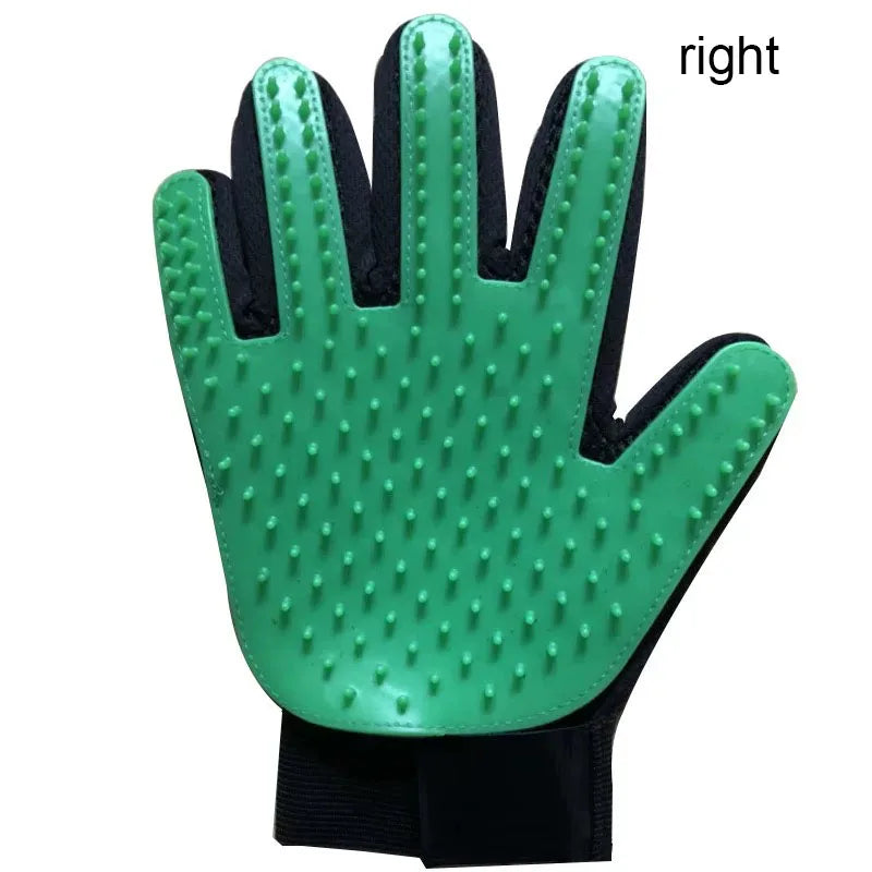 Pet Hair Glove Grooming Brush Deshedding Cats Dogs