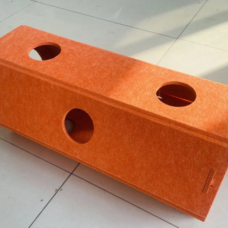 Pet Cat Tunnel Tube Toys foldable Tunnels for Indoor Cats Kitten Play Tube Suitable for all four seasons Wall-Corner Games 고양이