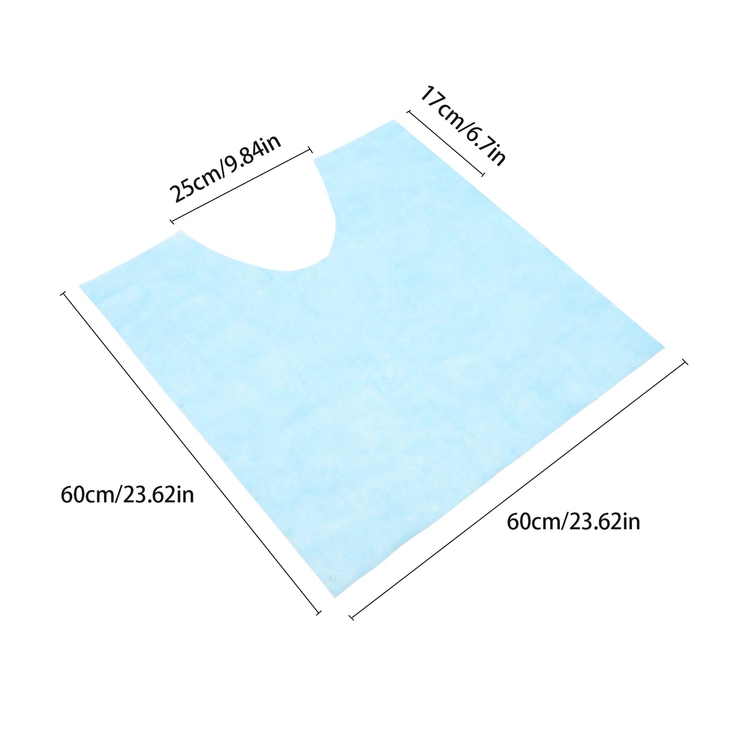NEW 25 Pcs Disposable Toilet Mat Training Floor Mat Non-slip U-shaped Contour Incontinence Pads Toilet Training Rug