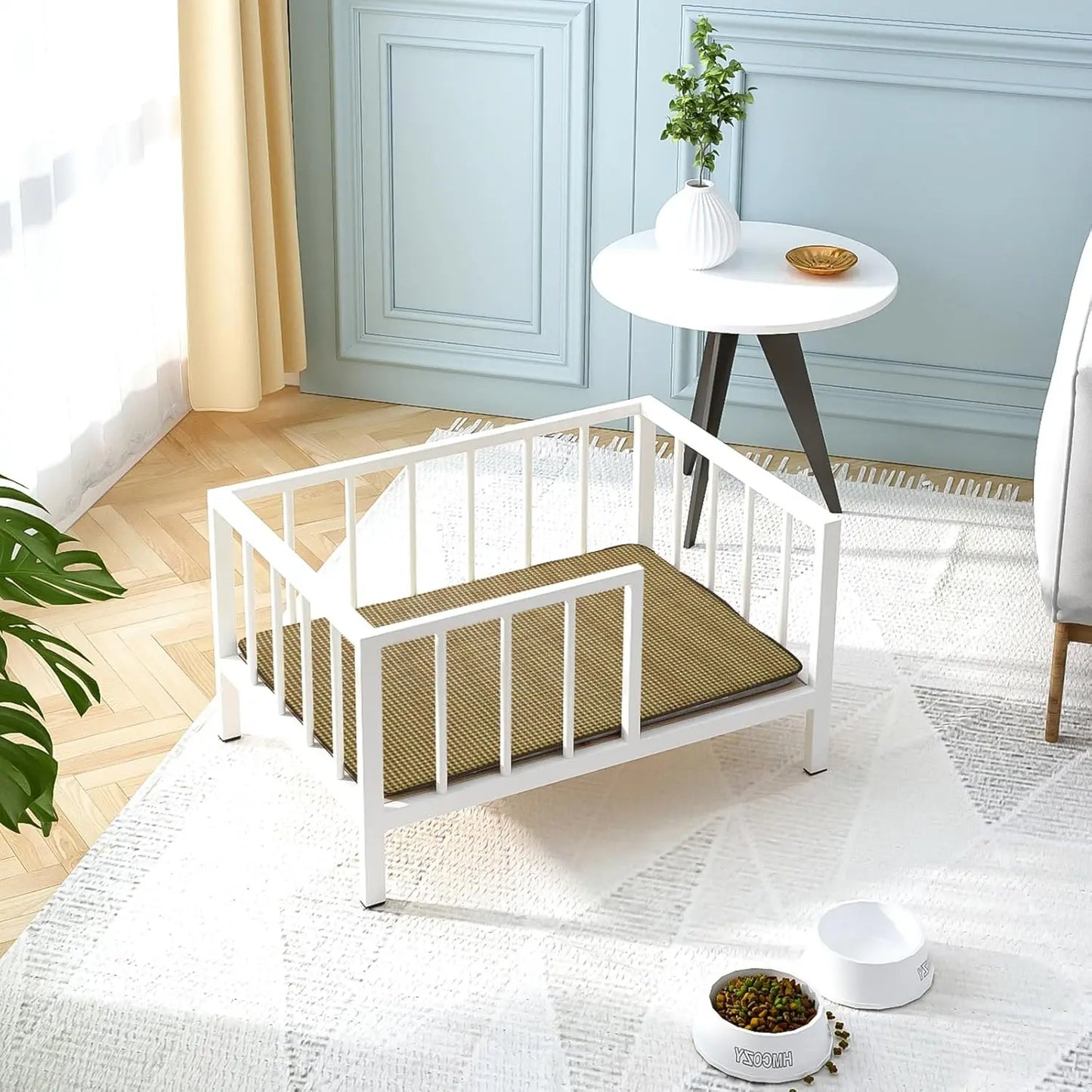 Elevated Dog Bed With Rails Metal Frame