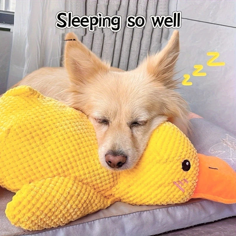 Duck Squeaky Calming Plush Toy for Dogs and Cats