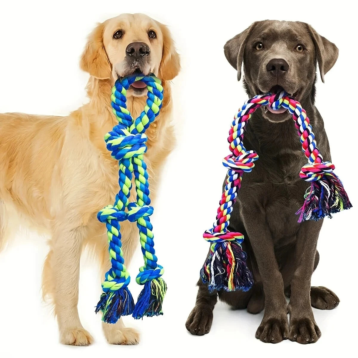 Knot Dog Toys Indestructible Durable Tug of War Chew Toys