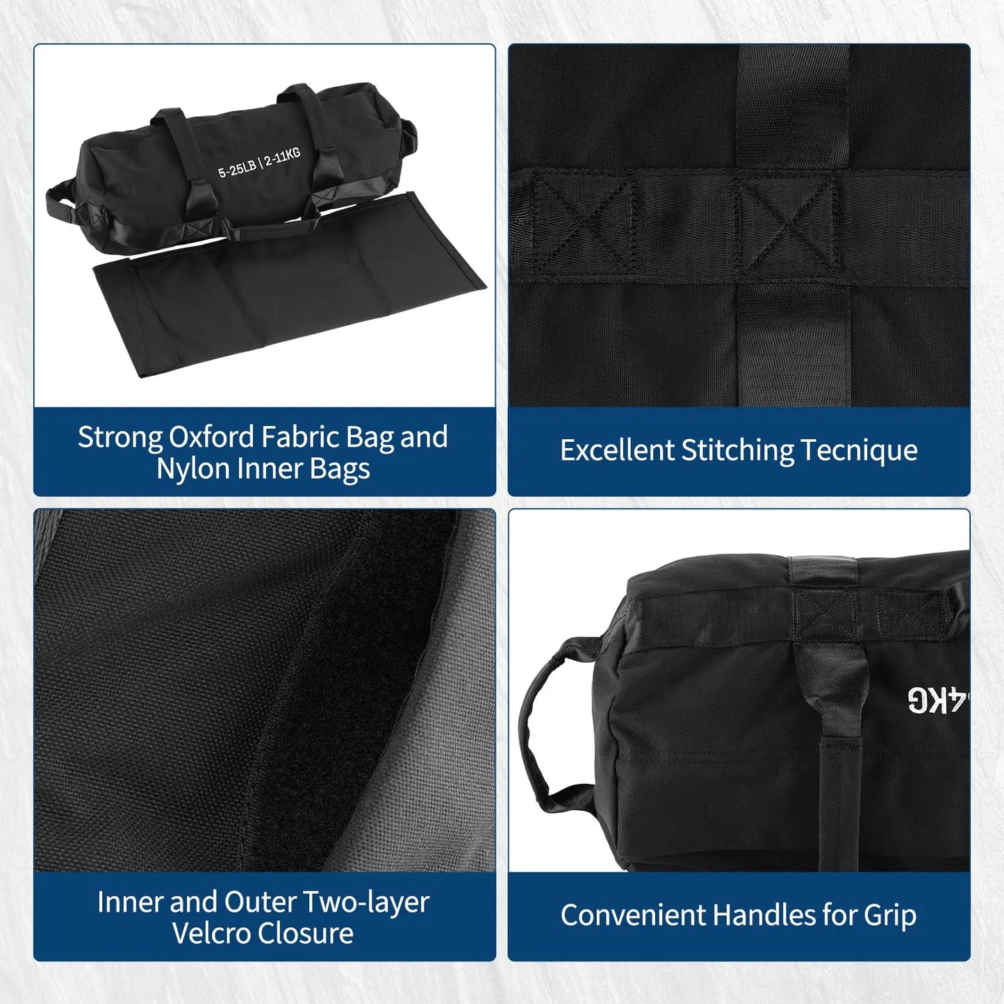 Sandbags for Workout,Adjustable Sand Bags for Fitness,Yoga, Strength Training and Full-Body Workouts