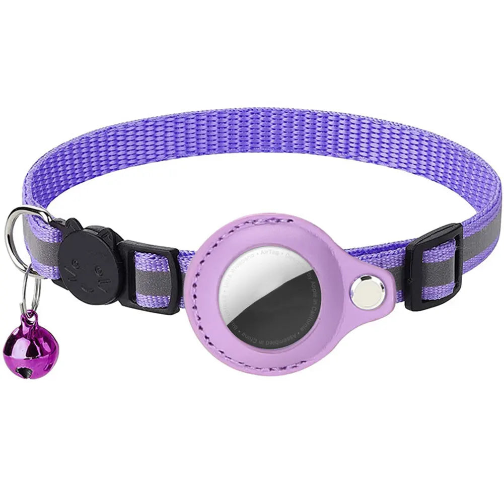 ALLOYSEED AirTag Cat Collar Reflective Safety Buckle Kitten Collar