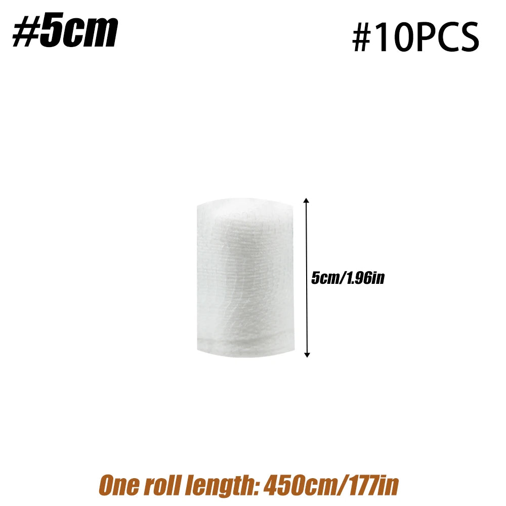 4 Rolls Premium Gauze Rolls ,Stretch Gauze Bandage - Super Soft Woven Stretch Gauze Bandages for Primary Wound Dressing Support