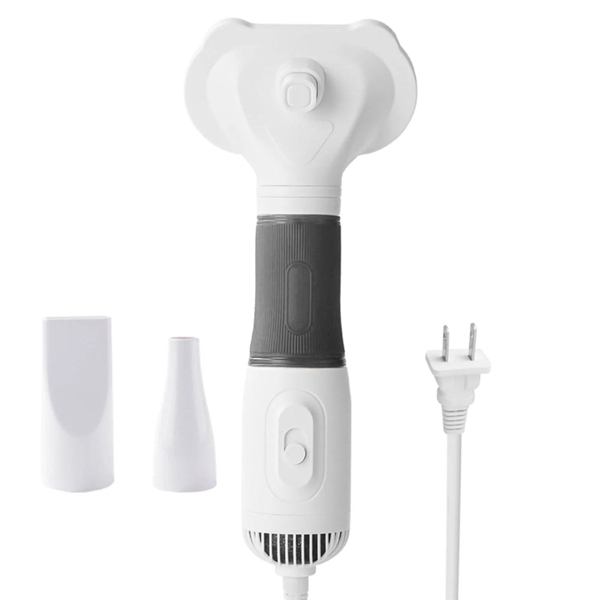 Pet Hair Dryer with Slicker Brush Low Noise 600W 3 Temperature Adjustable 3 in 1 Grooming Dog Blow Dryer for Cats Cat Hair Dryer