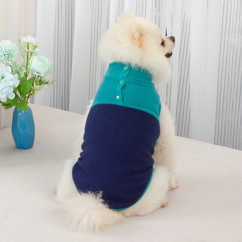 Fleece Dog Coat For Small Dogs Autumn Winter