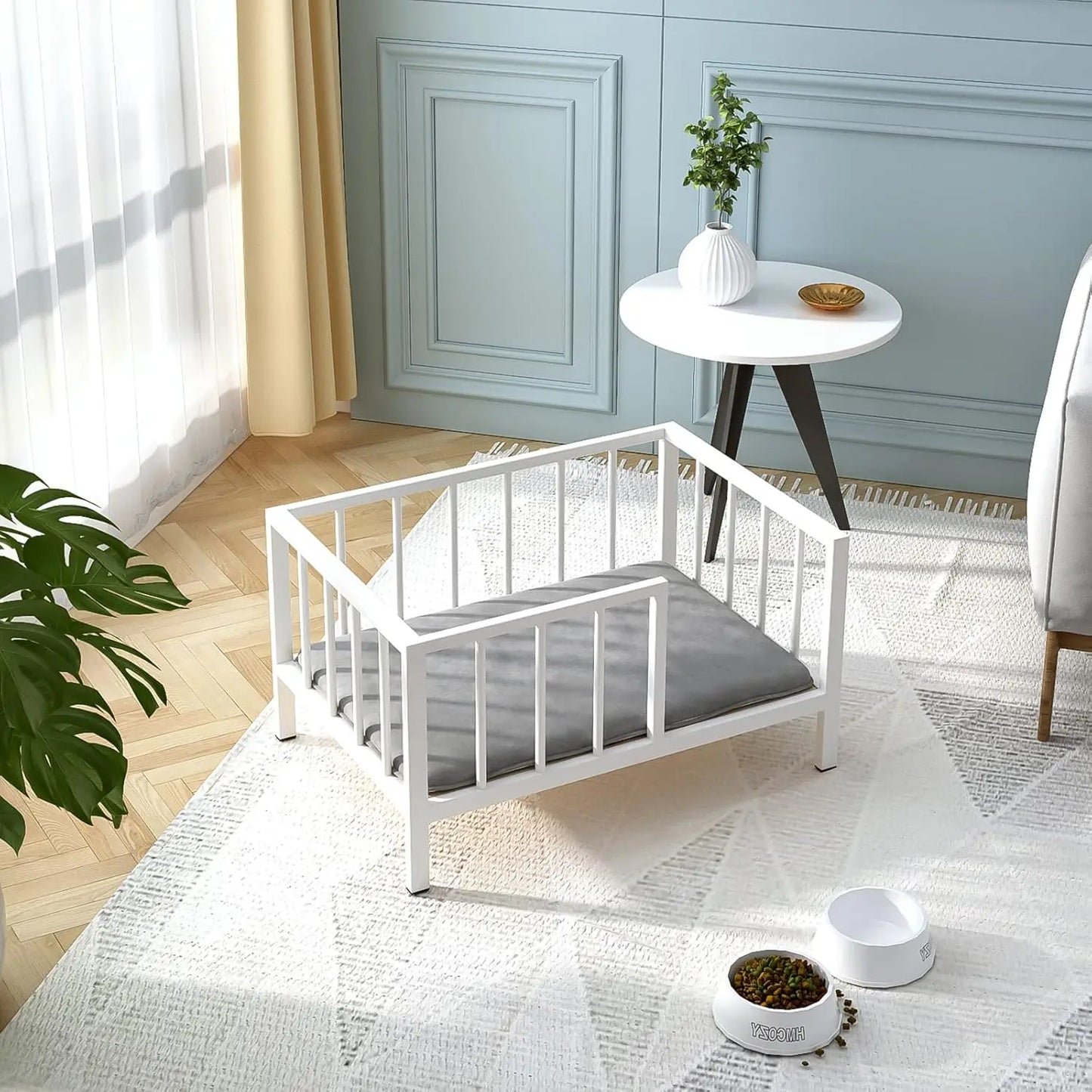 Elevated Dog Bed With Rails Metal Frame