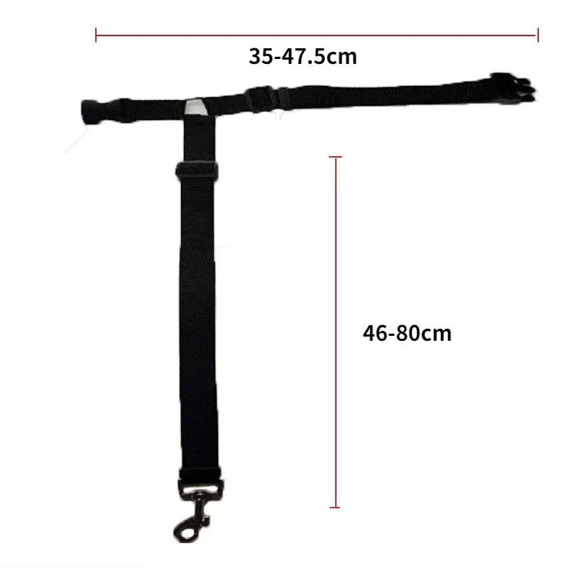 NONECN Two-in-One Pet Car Seat Belt Nylon Lead and Harness