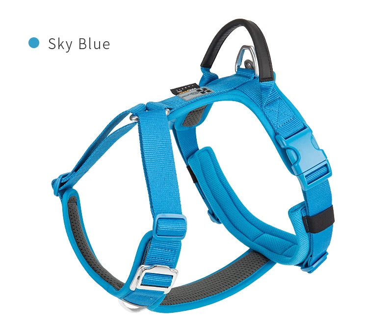 Small Combination Pet Harness No Pull Reflective Dog Vest Adjustable