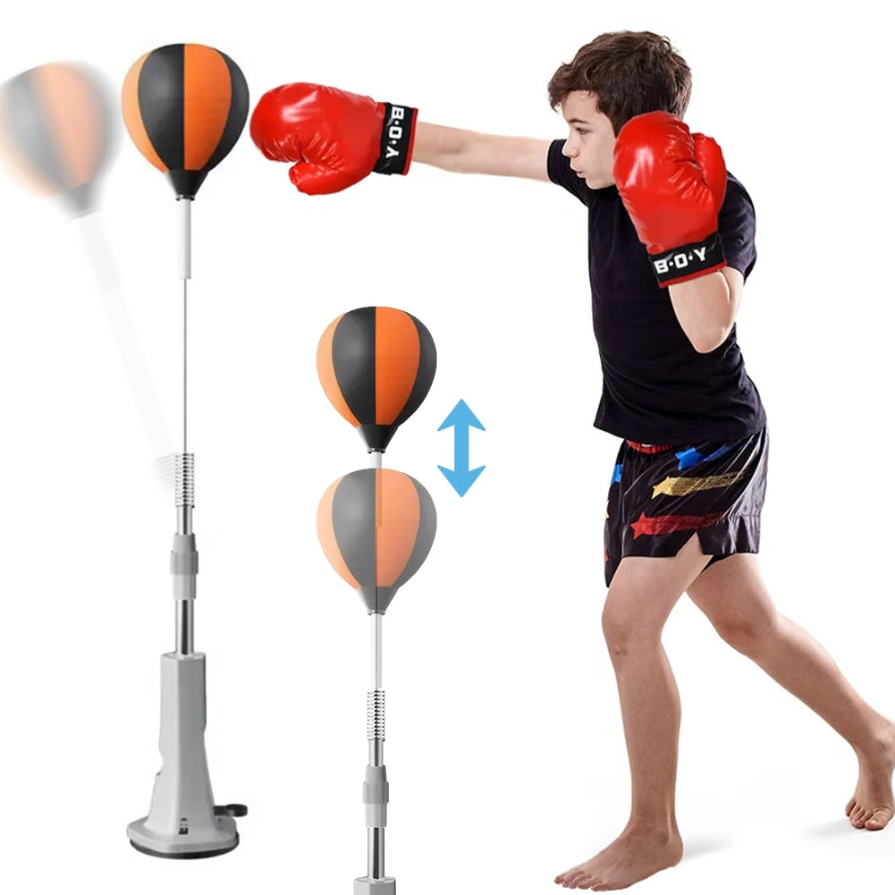 Punching Bag with Stand Boxing Bag Height Adjustable Boxing Equipment for Training Boxing Stress Relief & Fitness