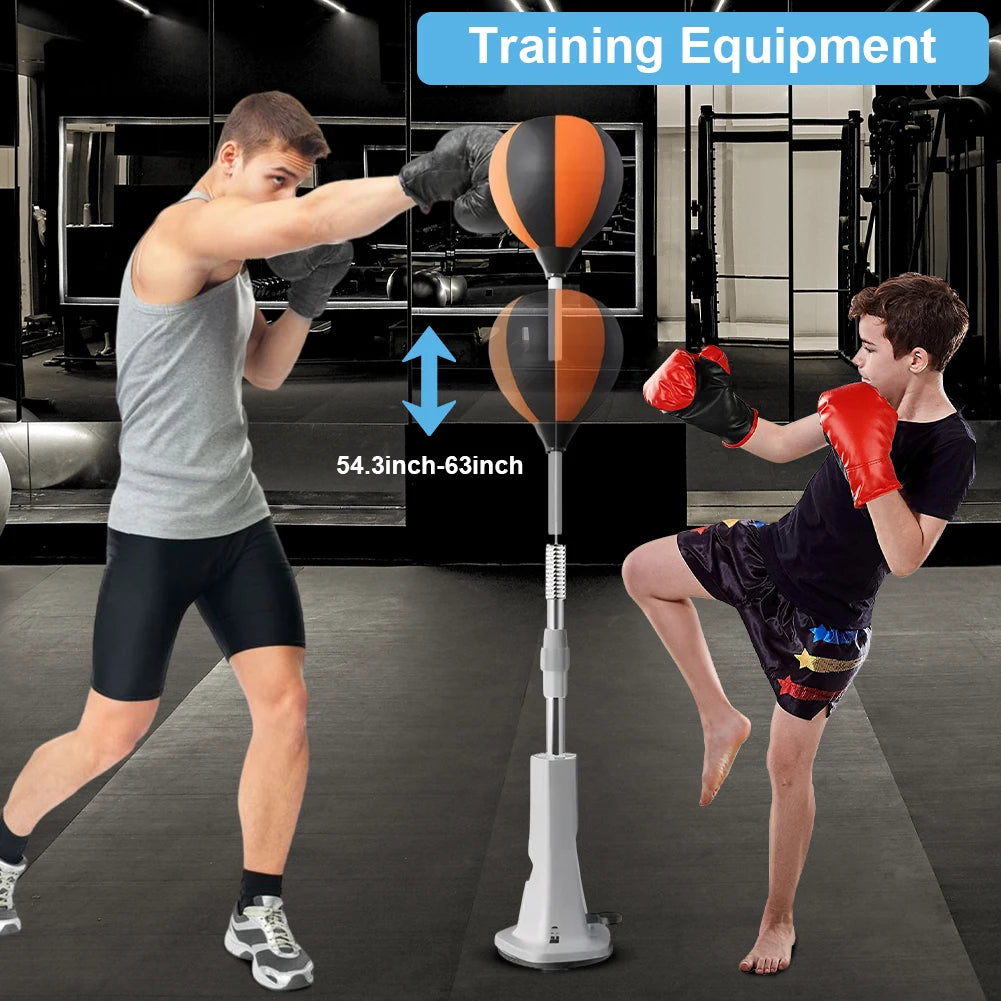 Punching Bag with Stand Boxing Bag Height Adjustable Boxing Equipment for Training Boxing Stress Relief & Fitness