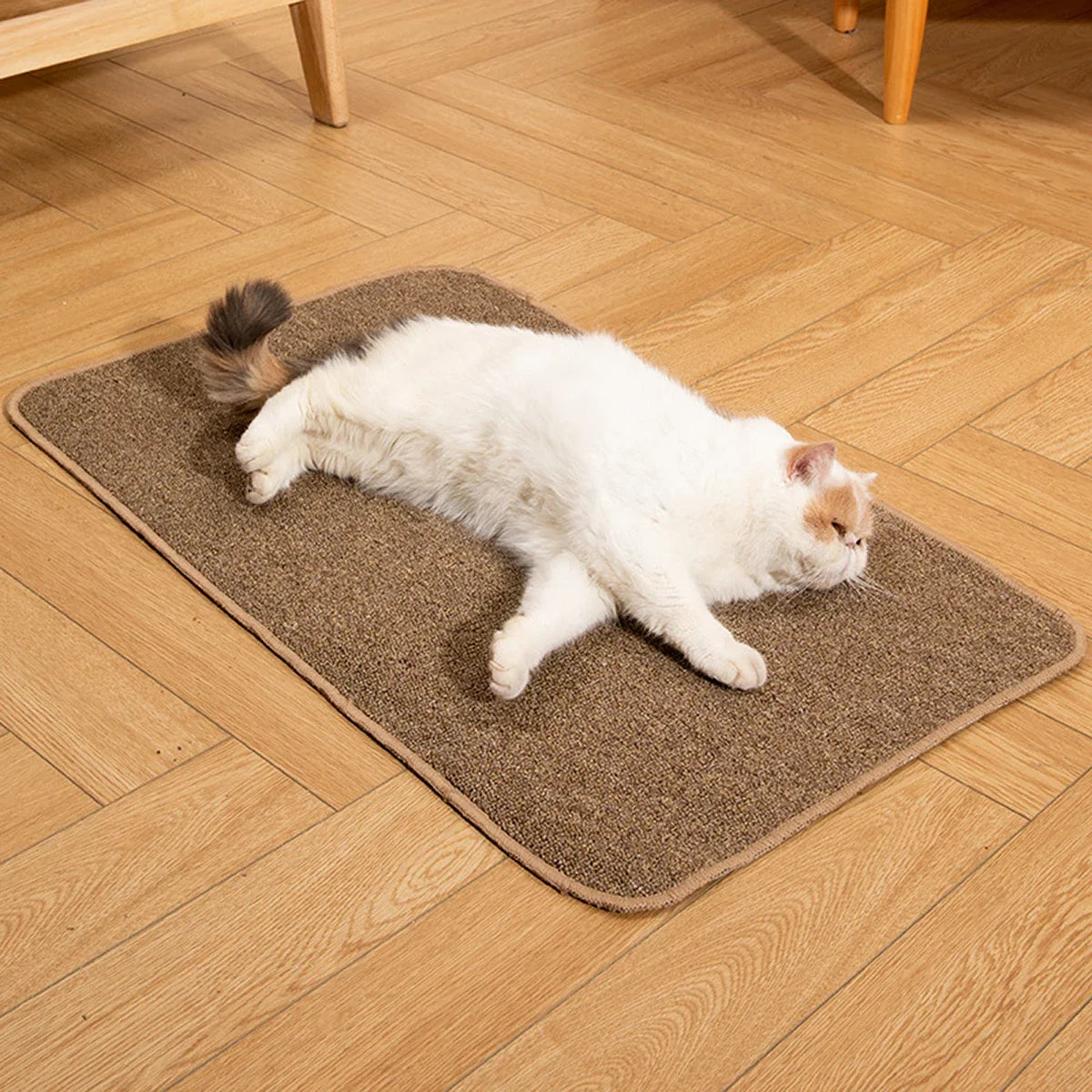 NONECN Cat Scratching Mat Carpet Non Slip Bed Sofa Protector
