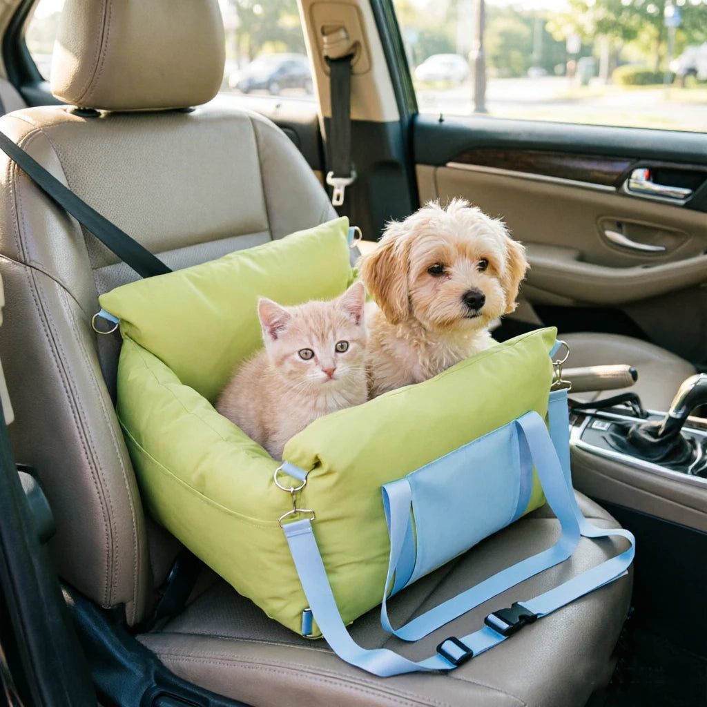 HiMISSCN Travel Booster Car Seat For Small Dogs And Cats
