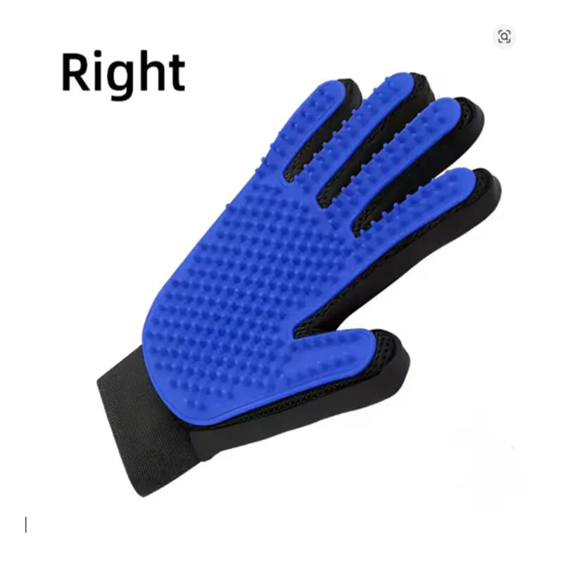 Pet Hair Glove Grooming Brush Deshedding Cats Dogs