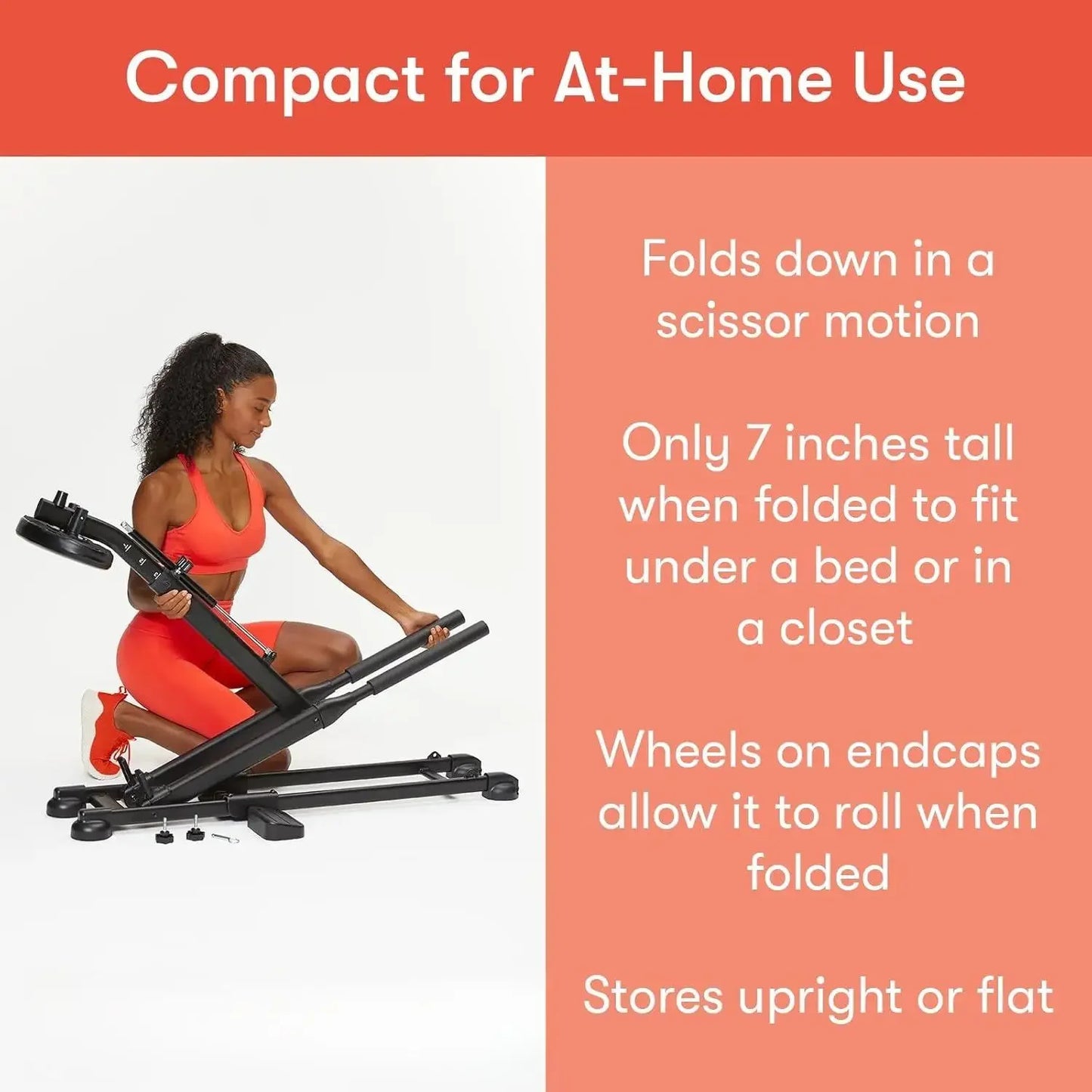 Squat Machine, Workout Equipment for Home Gym, Exercise Leg and Glutes, Low Impact Lower Body Fitness Workouts, Training for