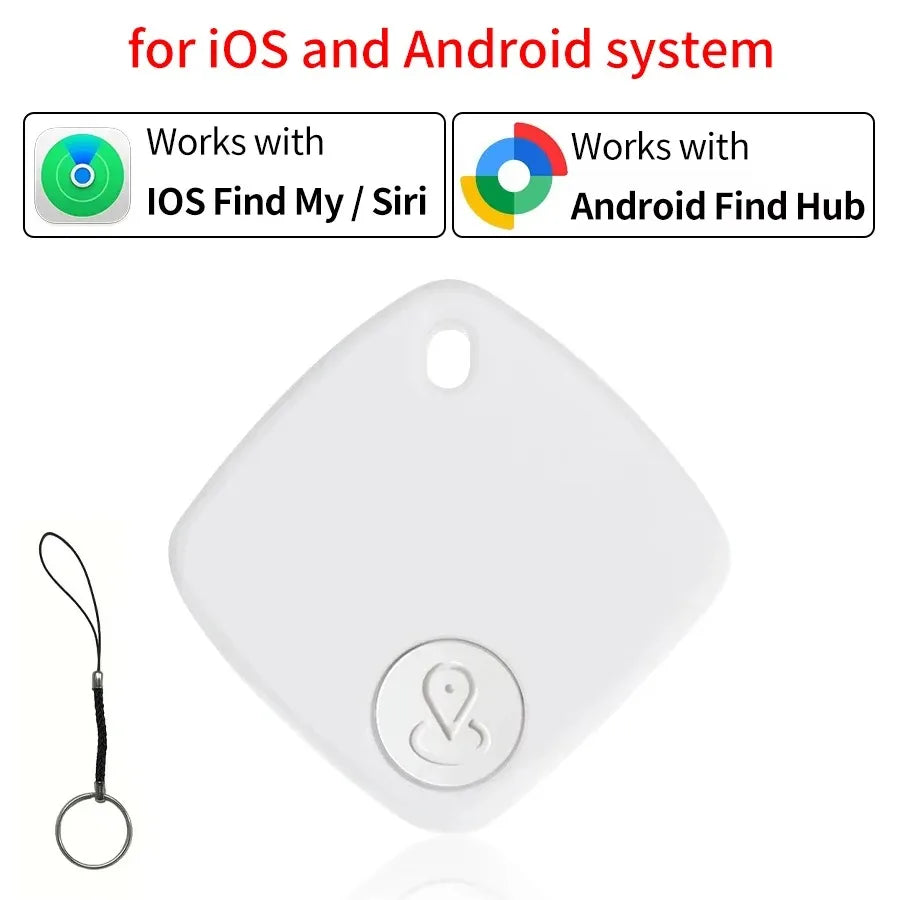 Mini Pet Tracking Device Cat Dog Finder Locator Smart Bluetooth GPS Tracker Anti-Lost Reminder Works with Android iOS Findmy App