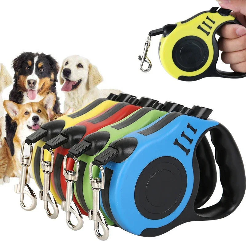 Retractable Dog Leash Auto Quick Release For Small Medium Dogs