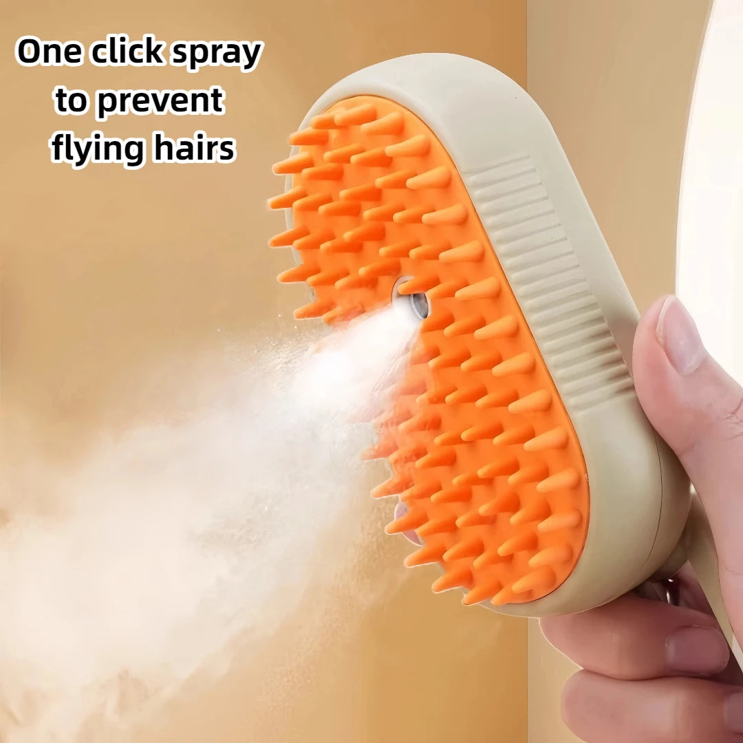 3 In 1 Electric Cat Hair Brush For Professional Grooming