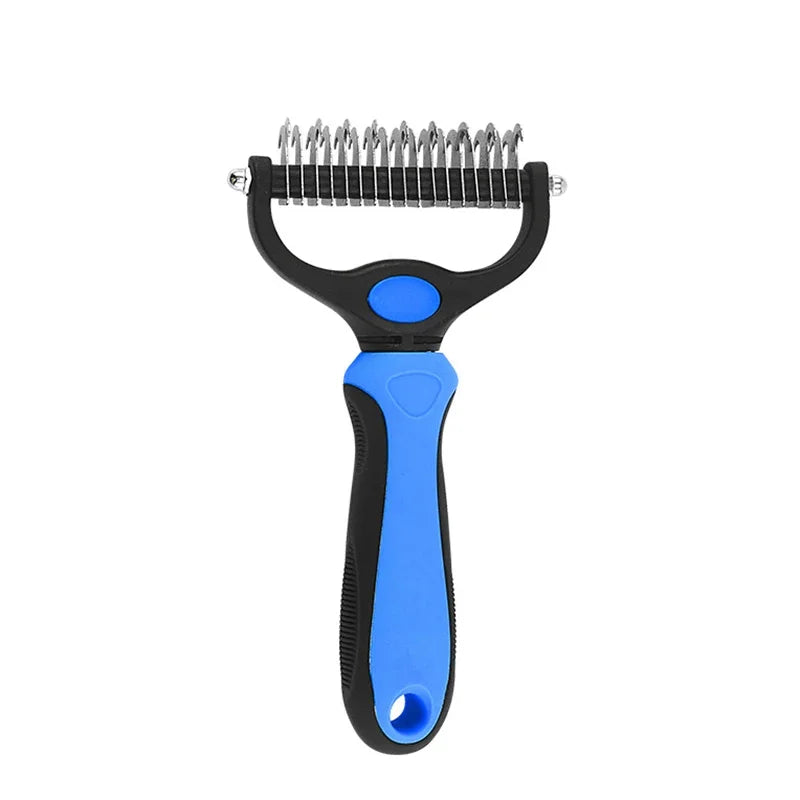 Pet Deshedding Brush For Dogs And Cats Self Cleaning Tool