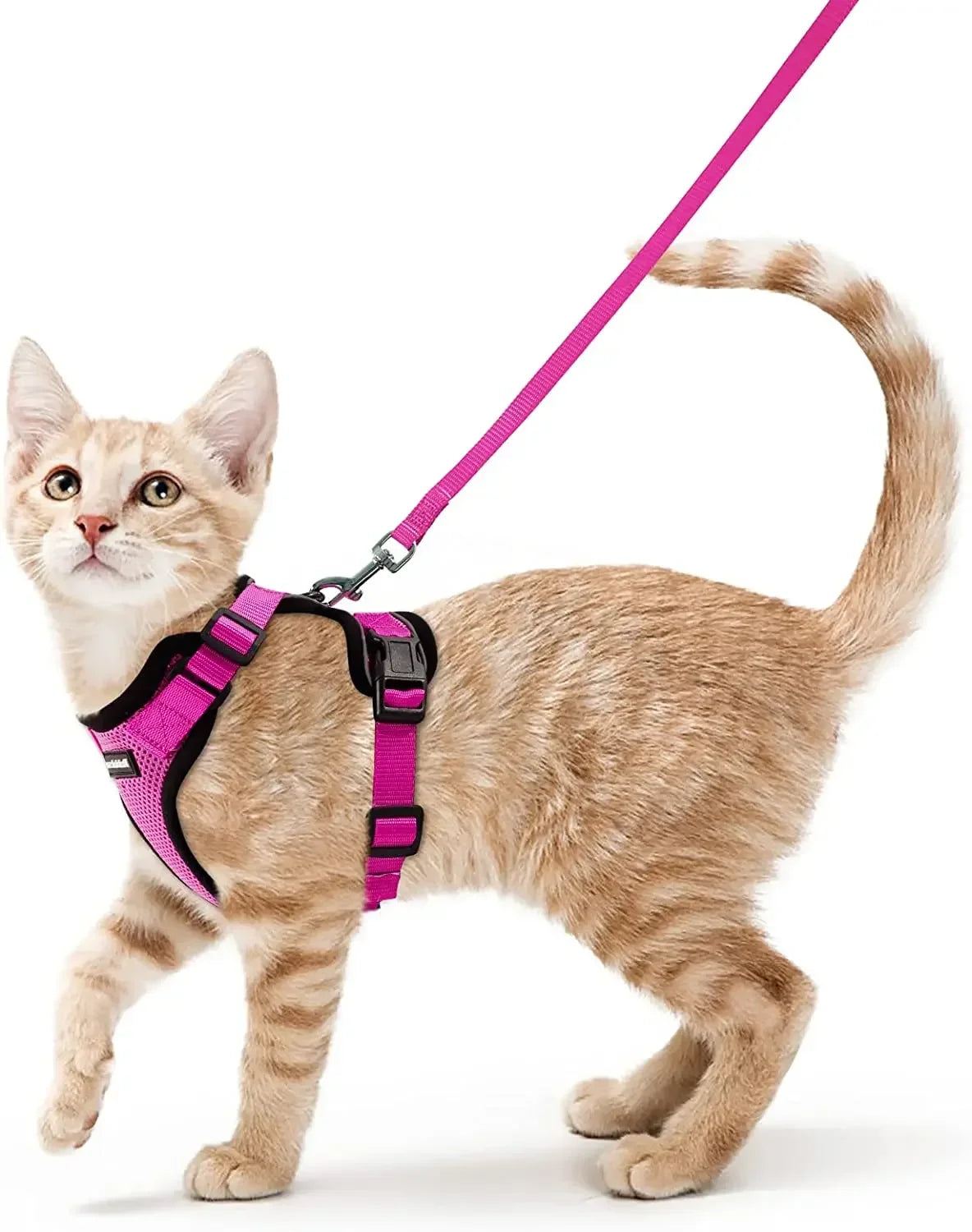 ATUBAN Cat Harness And Leash For Walking Reflective Escape Proof