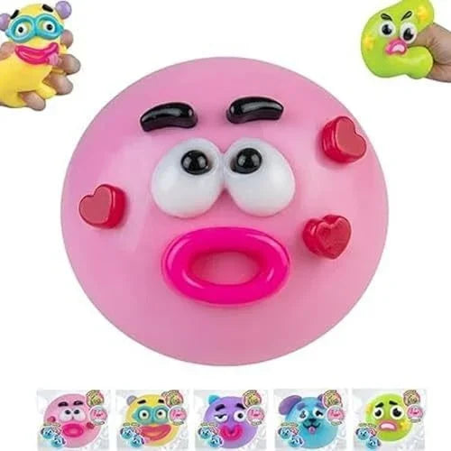 Curiosities Dog Face Swap Squishy Toy, Popular Smushers Squishy, Soft Moldable Cute Slow Rise Squeeze Toy,Relaxing Sensory Anxie