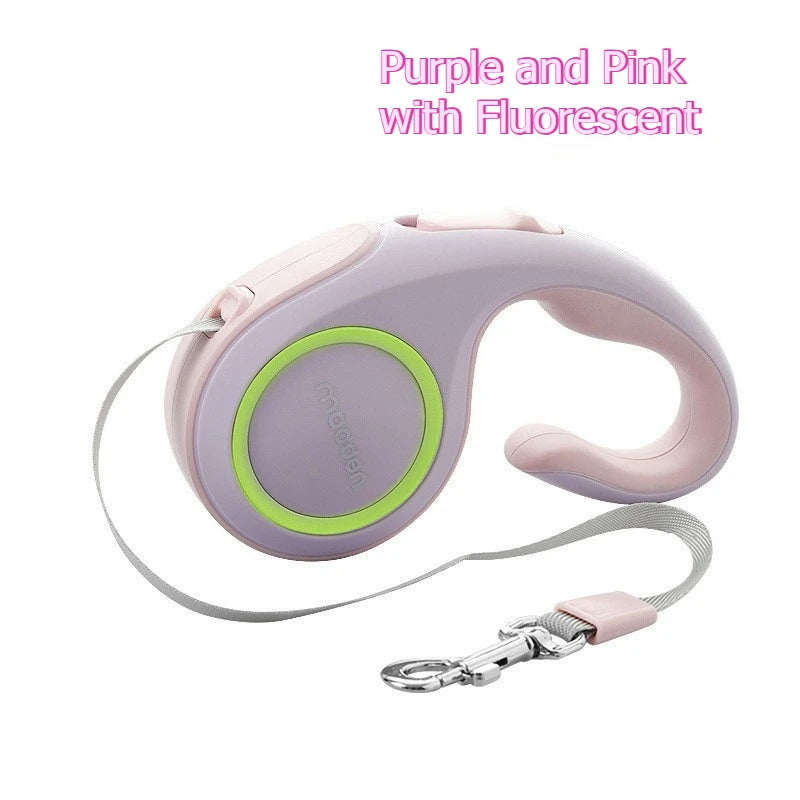 Retractable Dog Leash Hands-Free Design For Walking Outdoors