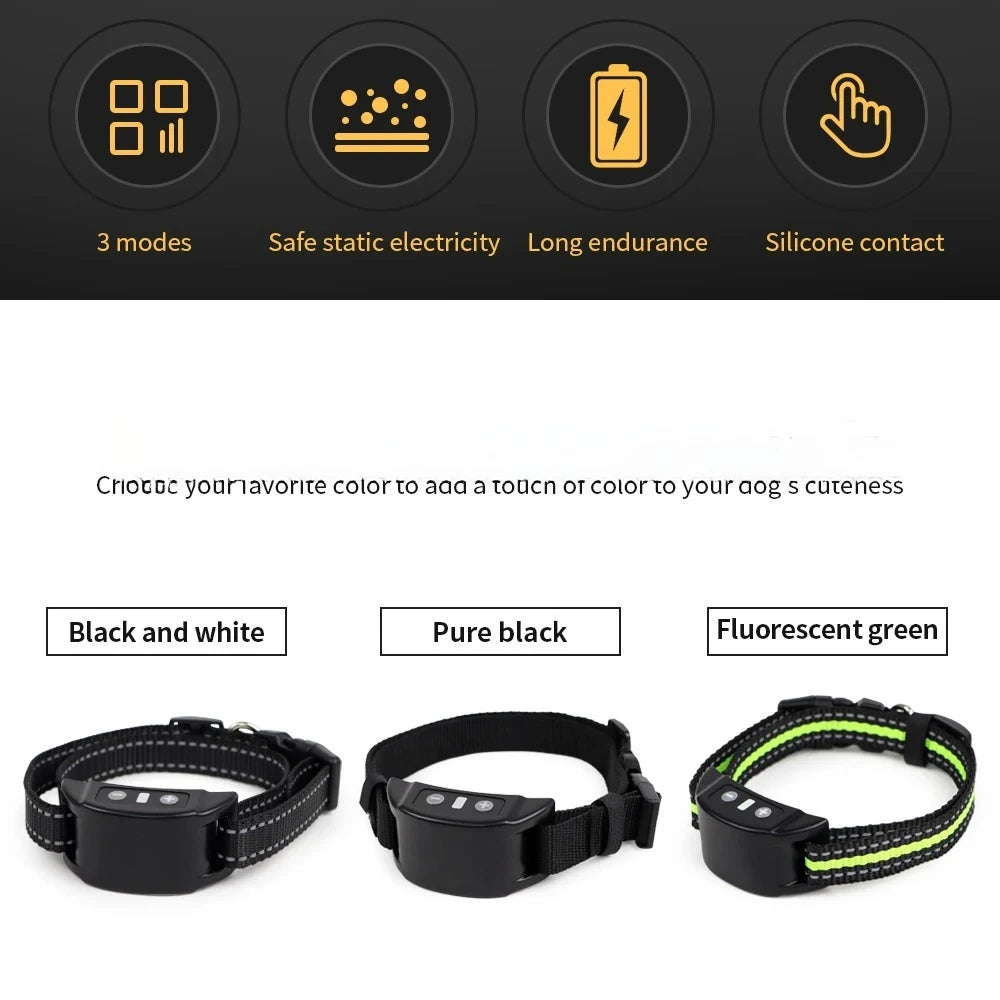 Dog Training Collar Anti Bark USB Rechargeable Beep Trainer