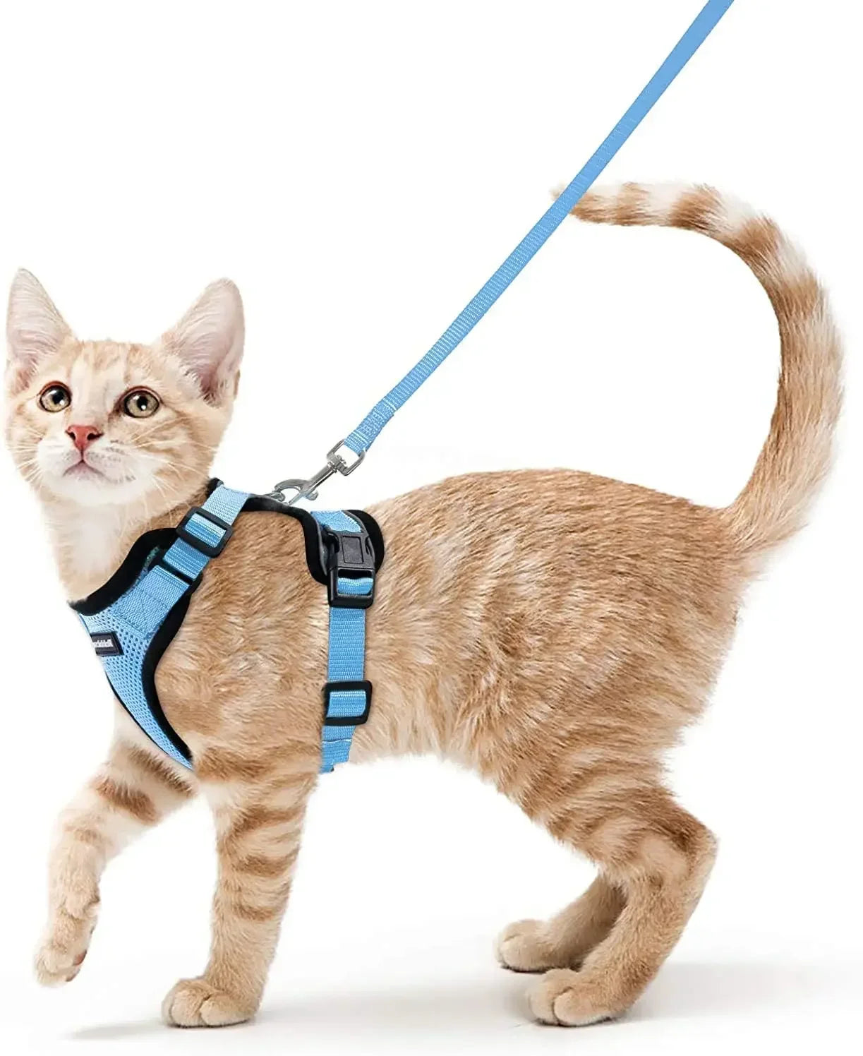 ATUBAN Cat Harness And Leash For Walking Reflective Escape Proof