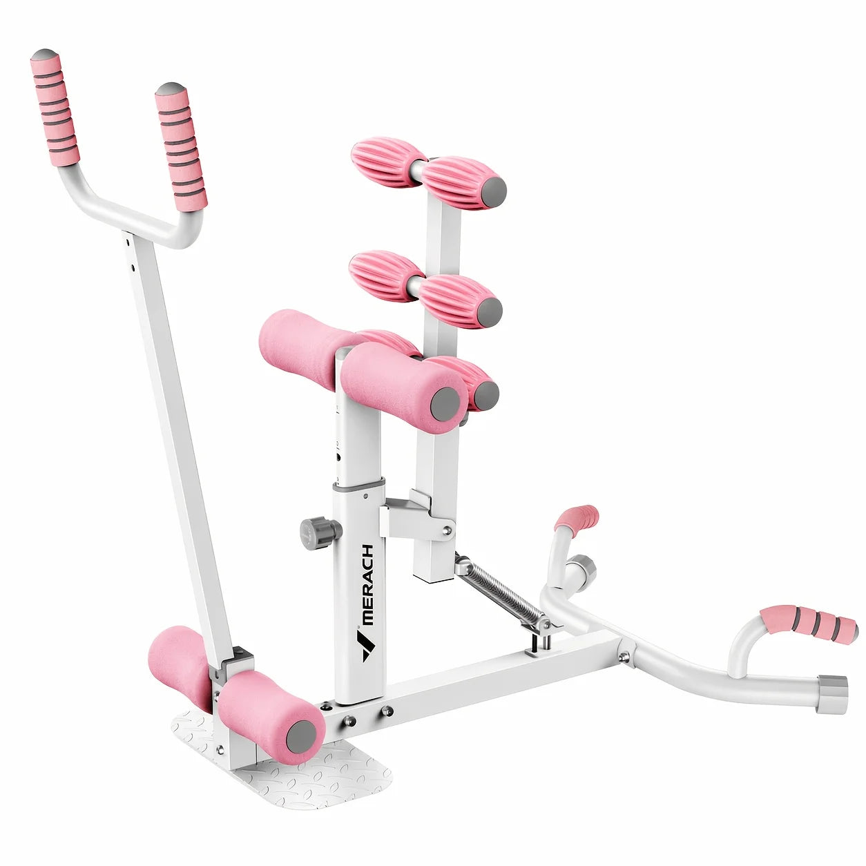 MERACH Deep Squat Machine Designed for Women, an Adjustable Glute Trainer, Perfect for Core Leg Push-Up Workouts at Home. Ideal Leg Training Equipment for Personal Use, a Great Gift for Family, Available in a New Blue And Bla