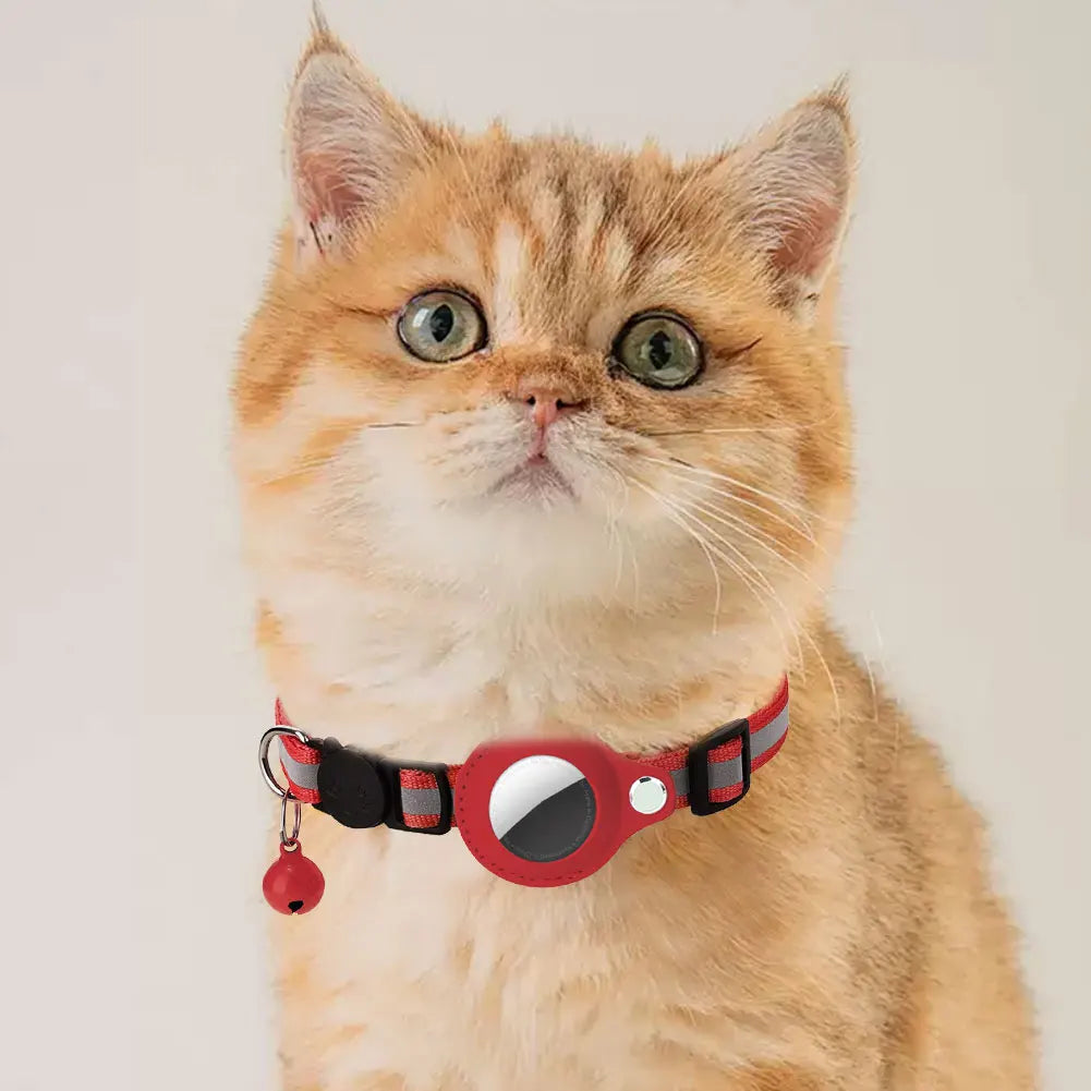 ALLOYSEED AirTag Cat Collar Reflective Safety Buckle Kitten Collar
