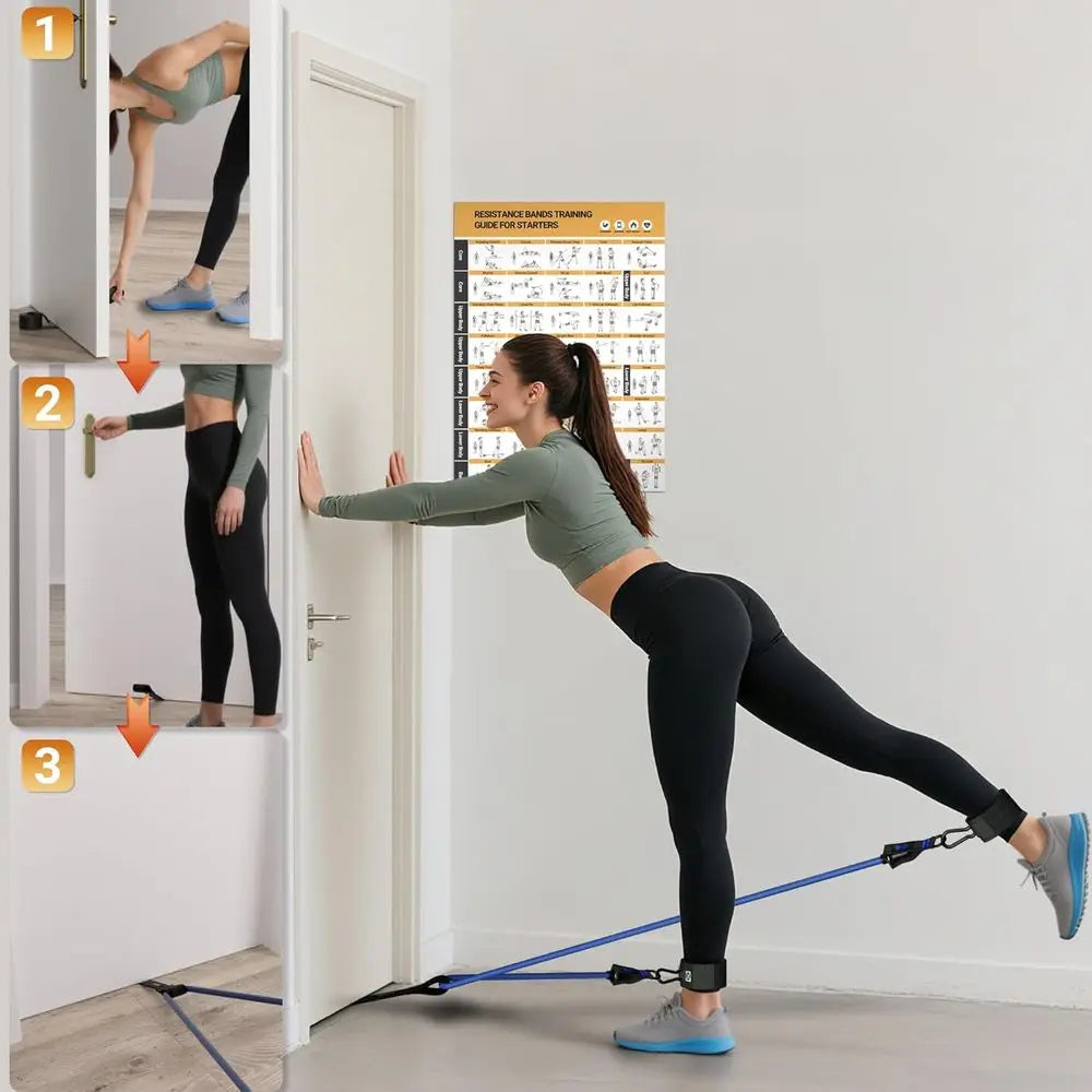 Resistance Bands for Fitness Training - Versatile Workout Gear for All Ages and Settings