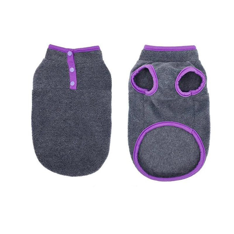 Fleece Dog Coat For Small Dogs Autumn Winter