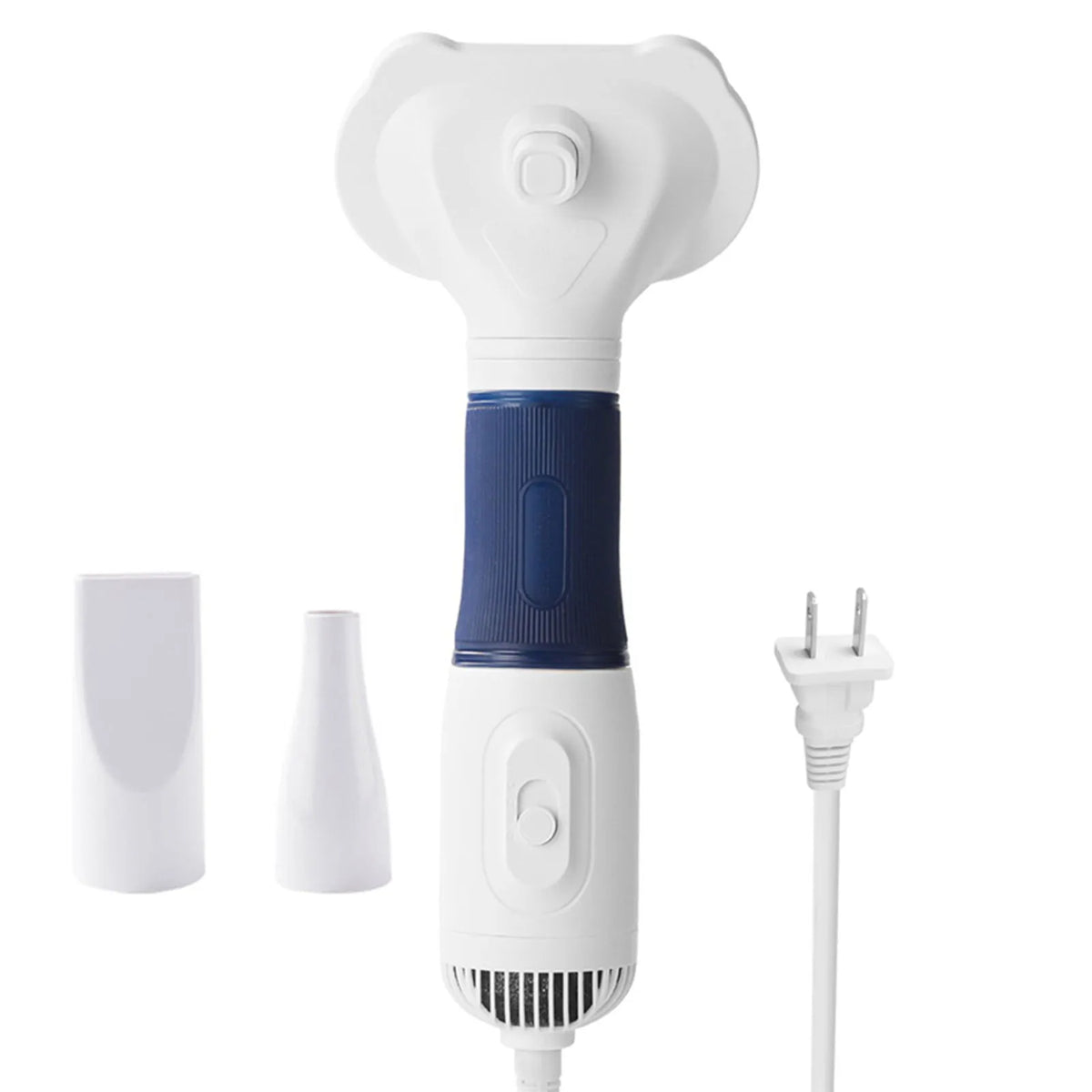 Pet Hair Dryer with Slicker Brush Low Noise 600W 3 Temperature Adjustable 3 in 1 Grooming Dog Blow Dryer for Cats Cat Hair Dryer