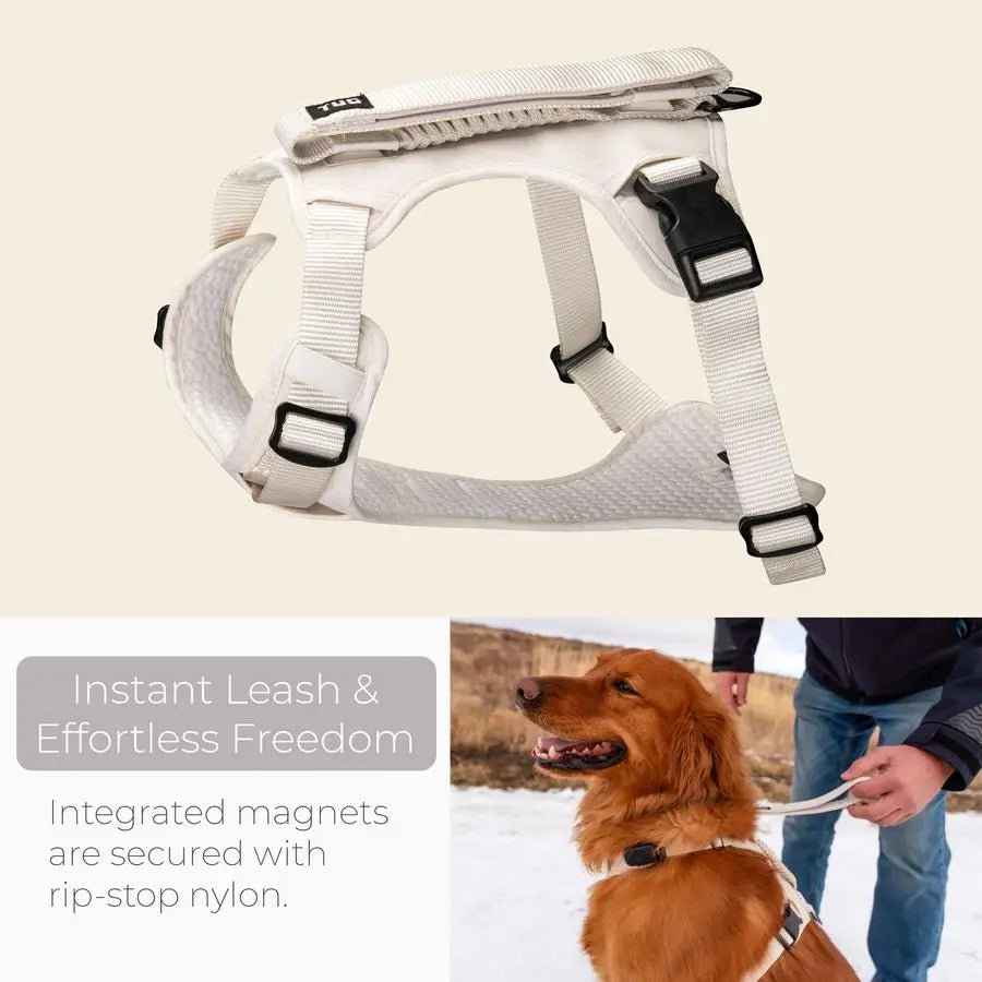 Grab Dog Harness With Integrated Traffic Leash For Quick Control