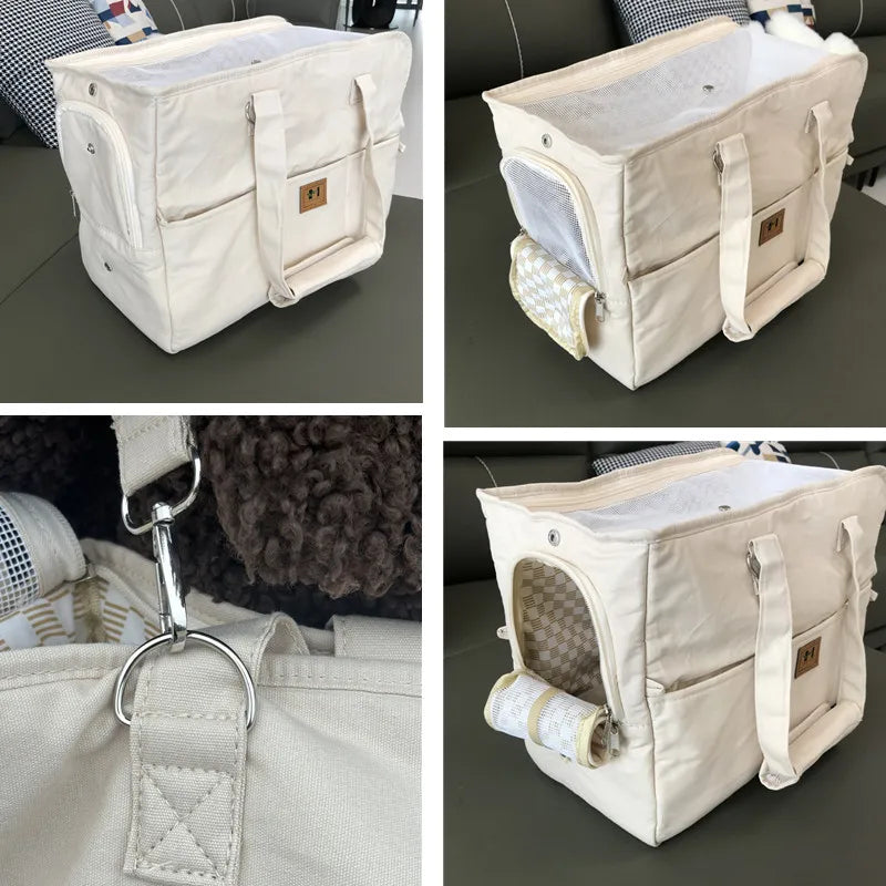 Portable Cat Shoulder Bag Dog Carrier Nonslip Safe Travel