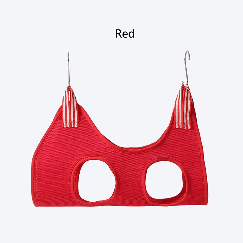 Pet Grooming Hammock For Cats And Dogs With Nail Trimmer