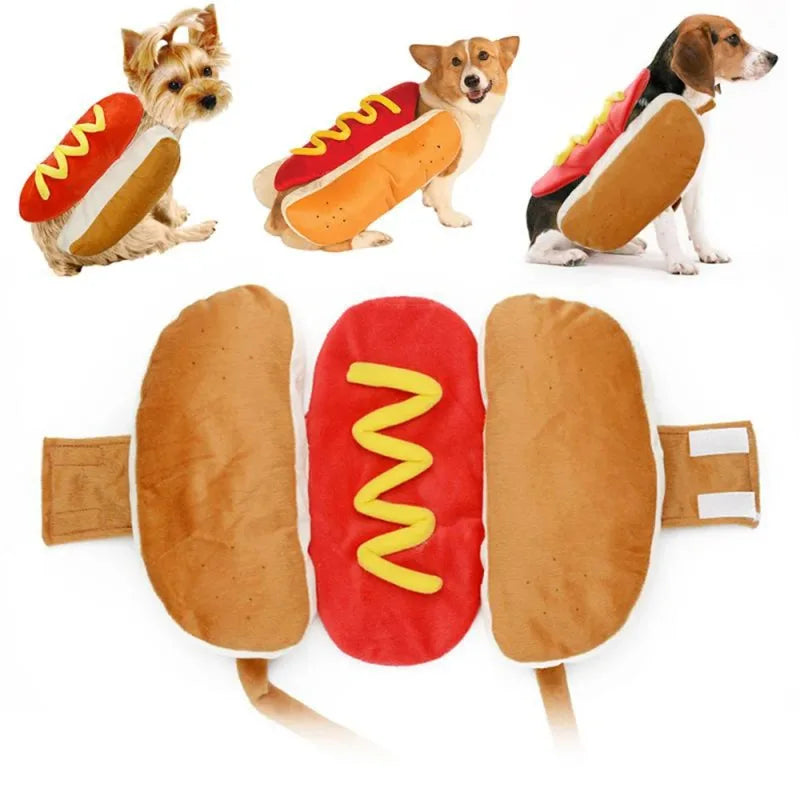 Funny Hot Dog Dachshund Costume For Pets Dressing Up