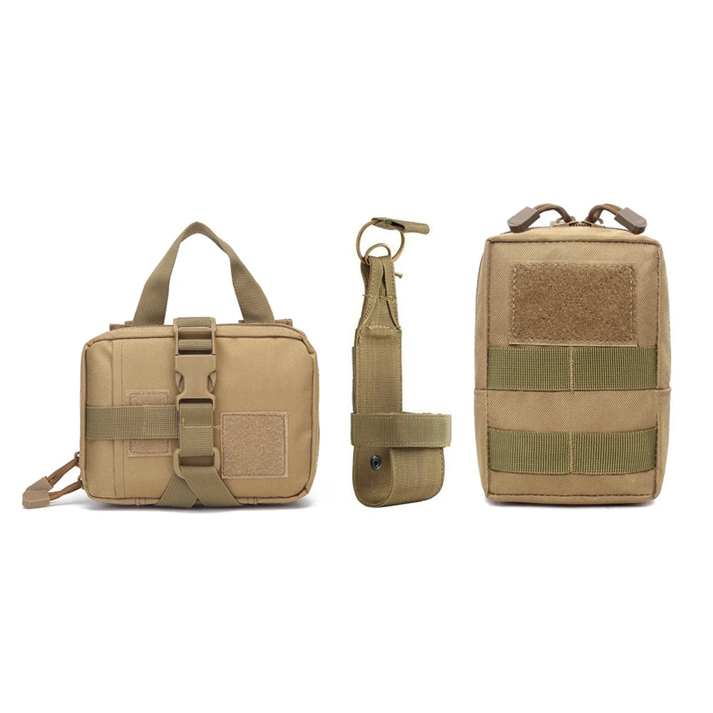 PETRAVELCN Dog Tactical Molle Pouches Set for Harness