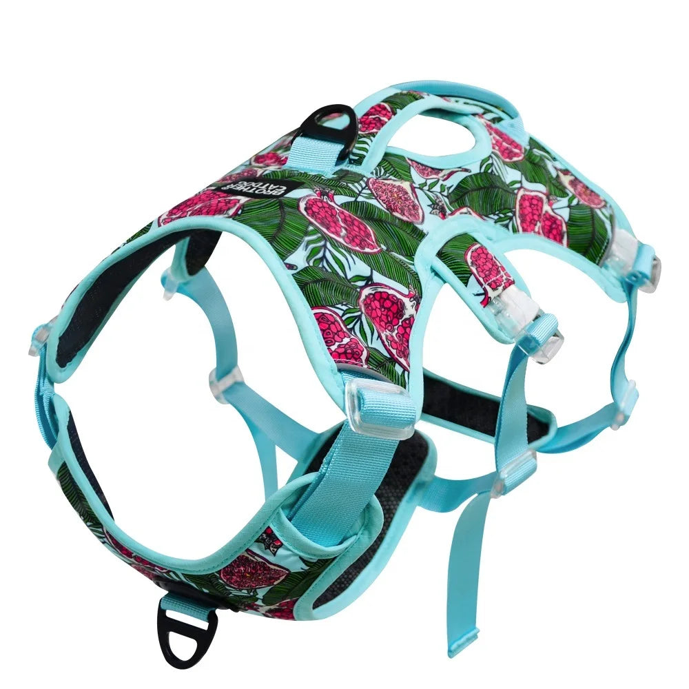 JANPET No Pull Adjustable Reflective Dog Harness Chest Vest