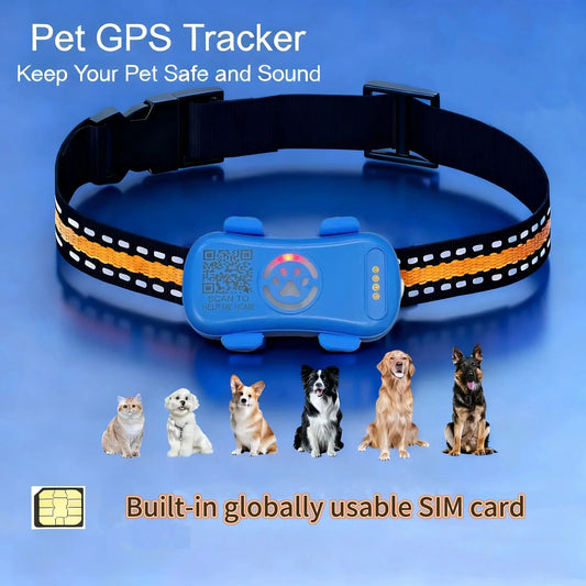 WANWAYTECH GPS Pet Tracker Real Time Tracking with Unlimited Range