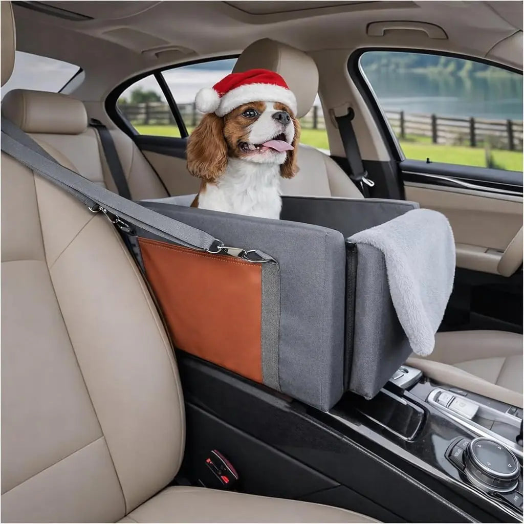 XMSJ Center Console Car Seat For Small Dogs And Cats