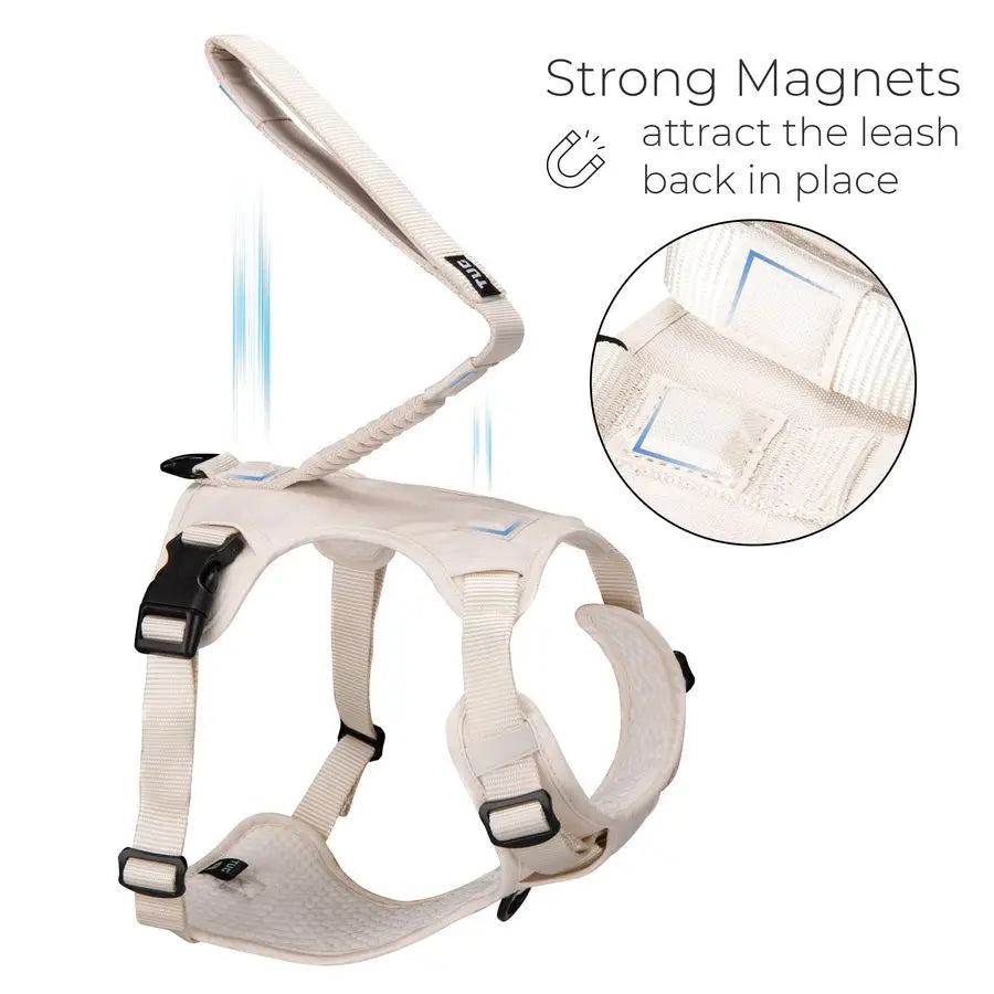Grab Dog Harness With Integrated Traffic Leash For Quick Control