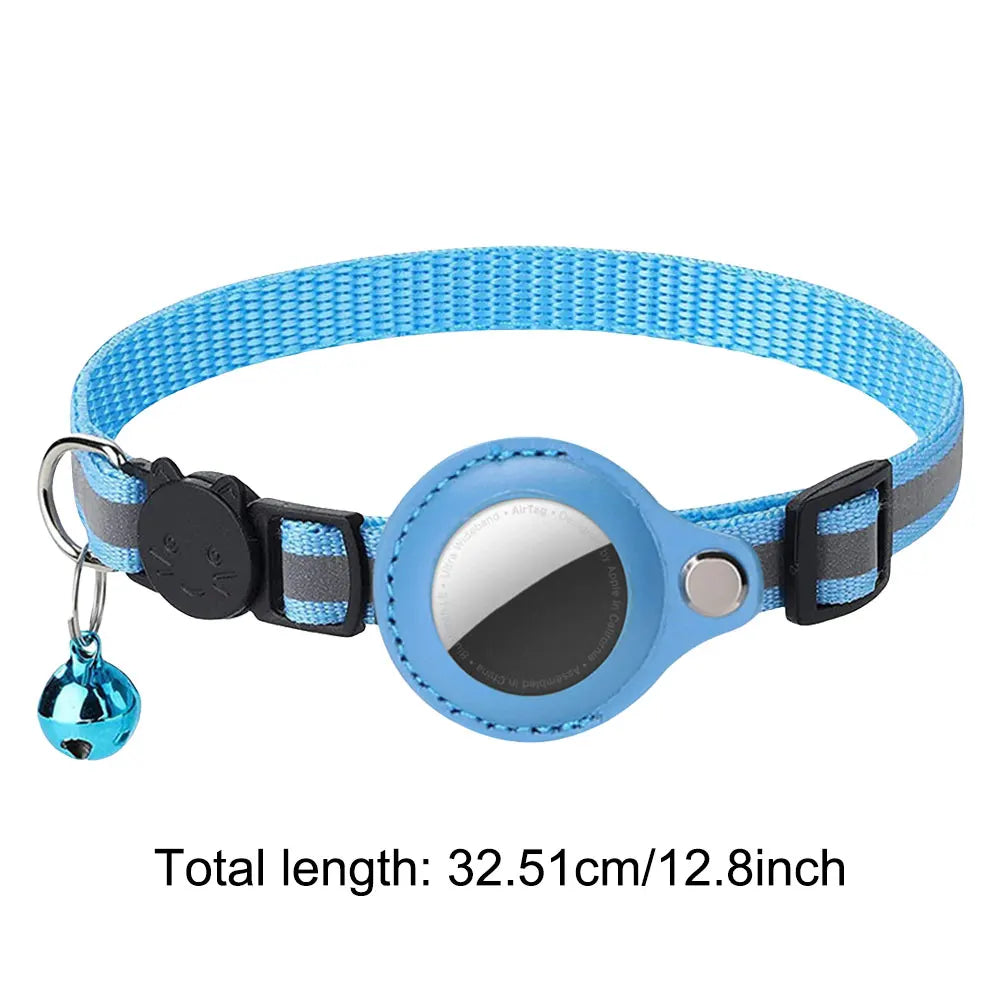 ALLOYSEED AirTag Cat Collar Reflective Safety Buckle Kitten Collar