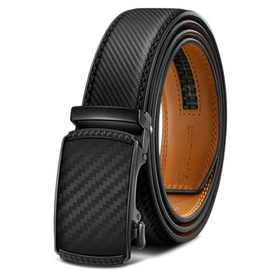 Men's Belt,Slide Ratchet Belt Adjsutable For Men Suit Casual Jeans Gift Boxed,Trim To Fit,40"-44"Waist Adjustable