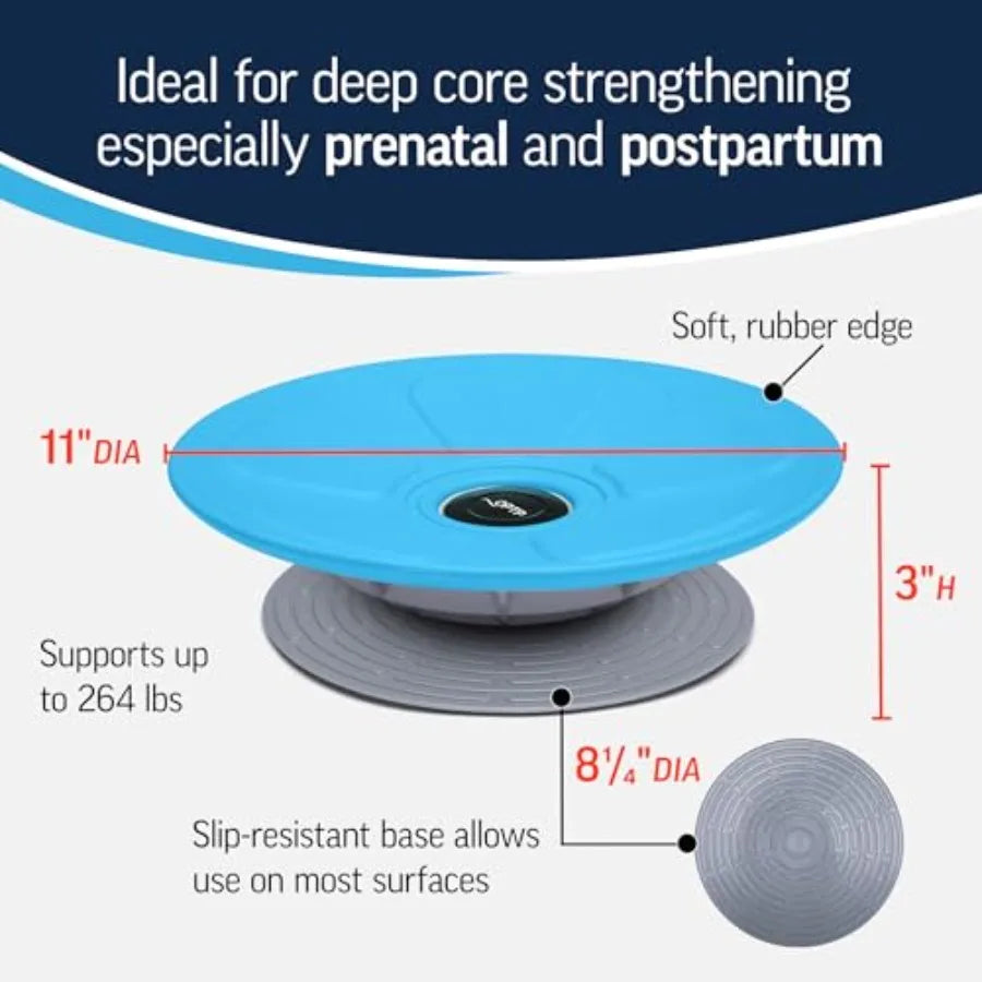 Pelvic Rocker Core Trainer Balance Disc for Core Stability and Pelvic Floor Training Hip Mobility Trainer and Pilates Exercise