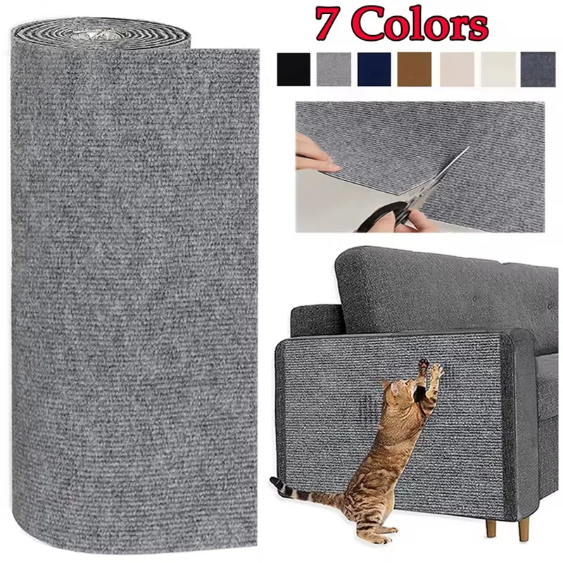 NONECN 7 Colors Cat Scratcher Sofa Protector Self Adhesive Pad