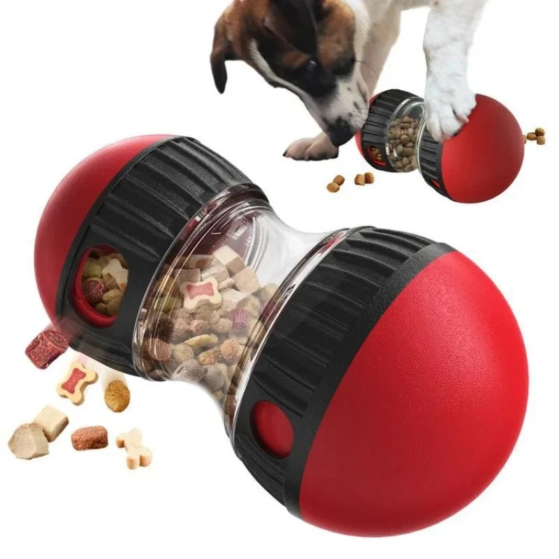 Dog Puzzle Ball Treat Dispenser Slow Feeder Bite Resistant Toy