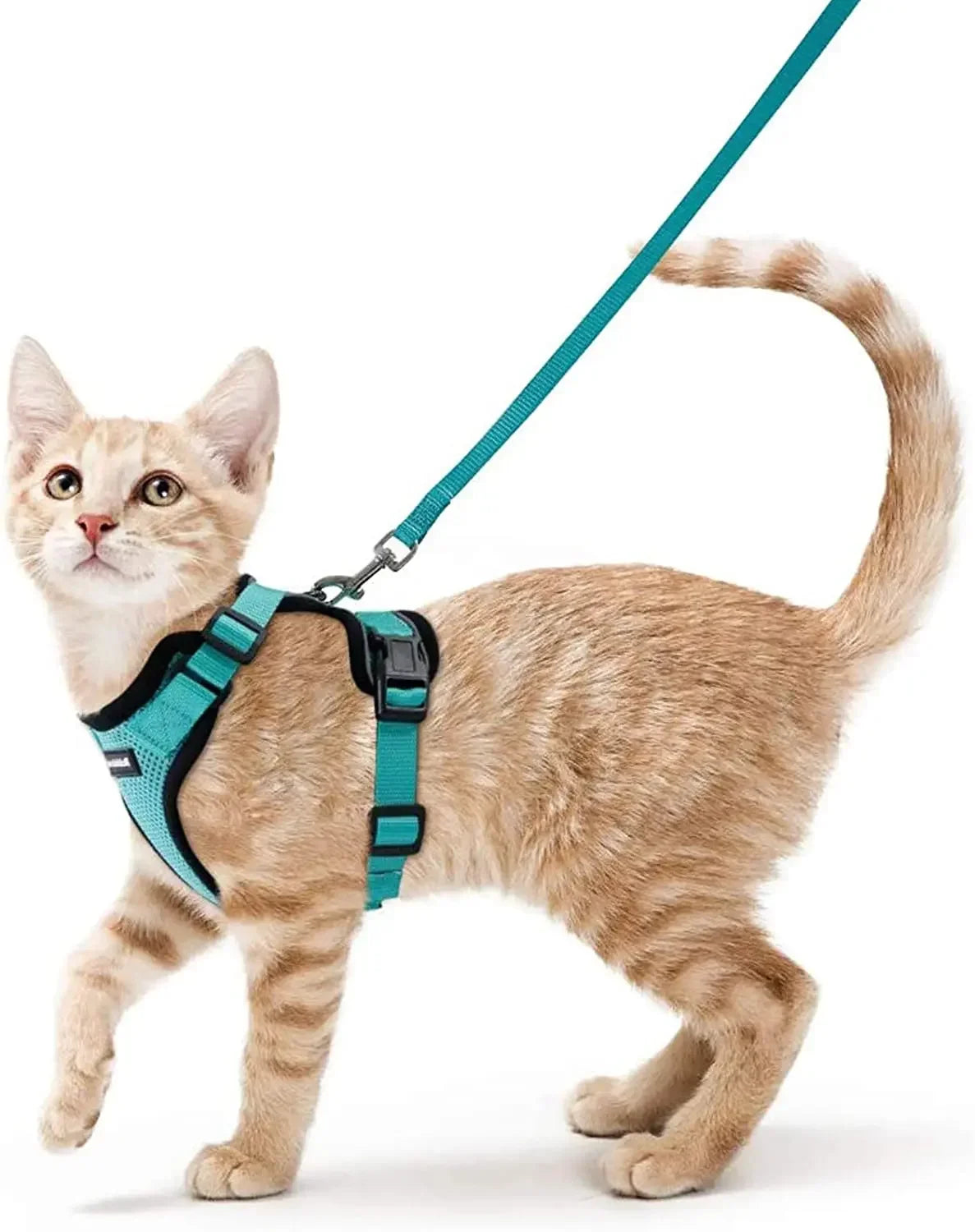 ATUBAN Cat Harness And Leash For Walking Reflective Escape Proof