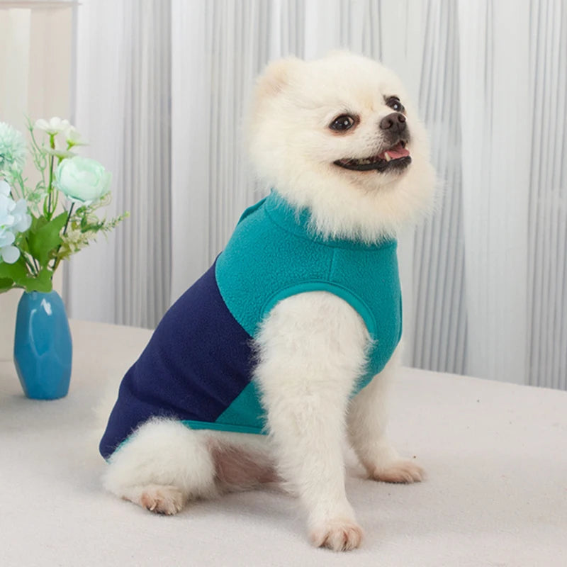 Fleece Dog Coat For Small Dogs Autumn Winter